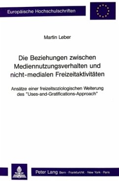 Cover Die Beziehungen zwischen Mediennutzungsverhalten und nicht-medialen Freizeitaktivitäten