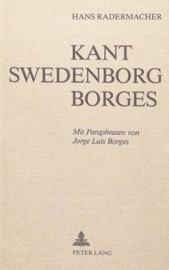 Cover Kant, Swedenborg, Borges