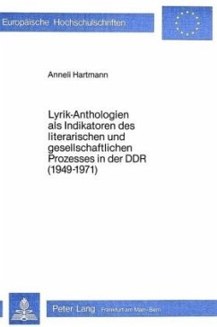 Cover Lyrik-Anthologien als Indikatoren des literarischen und gesell- schaftlichen Prozesses in der DDR (1949-1971)