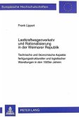 Lastkraftwagenverkehr und Rationalisierung in der Weimarer Republik