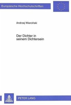 Cover Der Dichter in seinem Dichtersein