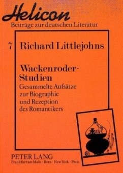 Wackenroder-Studien - Littlejohns, Richard
