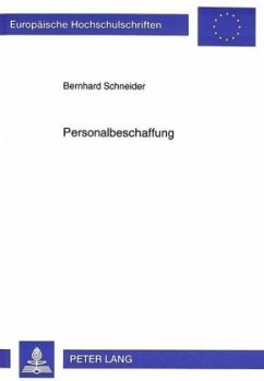 Personalbeschaffung - Schneider, Bernhard