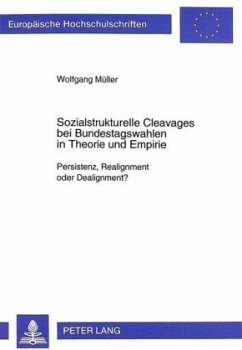Cover Sozialstrukturelle Cleavages bei Bundestagswahlen in Theorie und Empirie