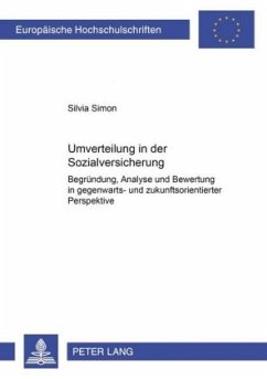 Umverteilung in der Sozialversicherung - Simon, Silvia