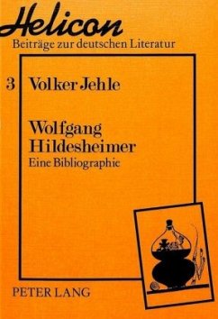 Wolfgang Hildesheimer - Jehle, Volker