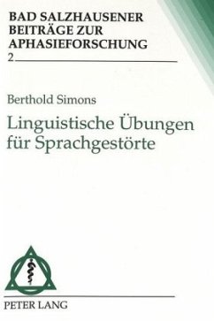 Linguistische Übungen für Sprachgestörte - Simons, Berthold;Simons, Berthold;Neurologische Klinik