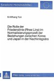 Die Rolle der Friedenslinie (Rhee Line) im Normalisierungsprozess der Beziehungen zwischen Korea und Japan in der Nachkr