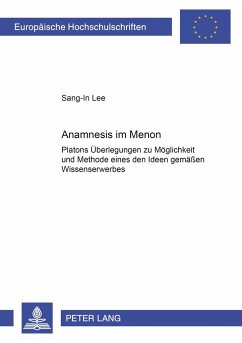 Anamnesis im «Menon» - Sang-In Lee