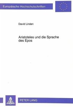 Cover Aristoteles und die Sprache des Epos