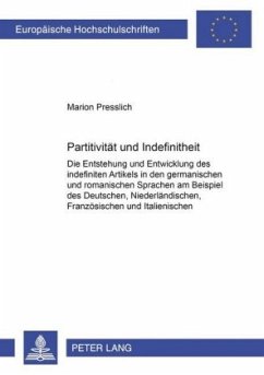 Partitivität und Indefinitheit - Presslich, Marion