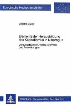 Cover Elemente der Herausbildung des Kapitalismus in Nikaragua
