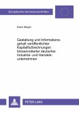Gestaltung und Informationsgehalt veröffentlichter Kapitalflußrechnungen börsennotierter deutscher Industrie- und Handelsunternehmen Gestaltung und Informationsgehalt veröffentlichter Kapitalflußrechnungen börsennotierter deutscher Industrie- und Handelsunternehmen