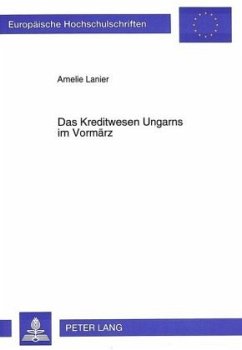 Cover Das Kreditwesen Ungarns im Vormärz