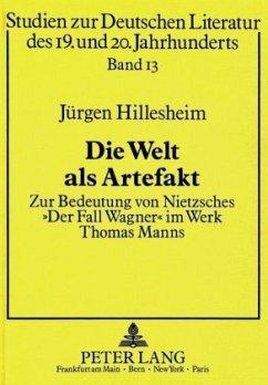 Die Welt als Artefakt - Hillesheim, Jürgen