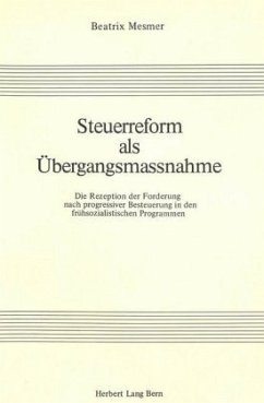 Cover Steuerreform als Übergangsmassnahme