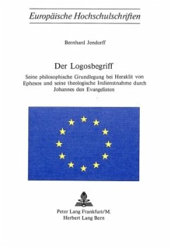 Der Logosbegriff - Jendorff, Bernhard