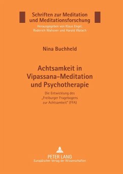 Cover Achtsamkeit in Vipassana-Meditation und Psychotherapie