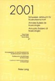 Schweizer Jahrbuch für Musikwissenschaft- Annales Suisses de Musicologie- Annuario Svizzero di Musicologia