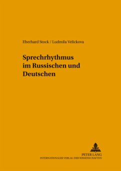 Sprechrhythmus im Russischen und Deutschen / Hallesche Schriften zur Sprechwissenschaft und Phonetik 8 - Velickova, Ludmila