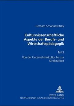 Cover Kulturwissenschaftliche Aspekte der Berufs- und Wirtschaftspädagogik