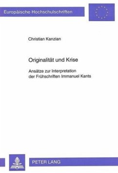 Originalität und Krise - Kanzian, Christian