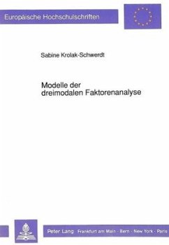 Modelle der dreimodalen Faktorenanalyse - Krolak-Schwerdt, Sabine