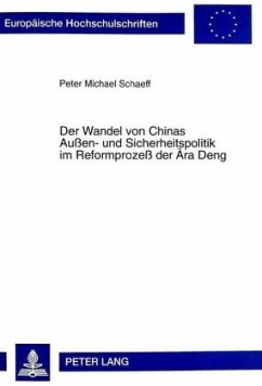 Cover Der Wandel von Chinas Außen- und Sicherheitspolitik im Reformprozeß der Ära Deng