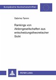Rankings von Aktiengesellschaften aus entscheidungstheoretischer Sicht