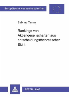 Cover Rankings von Aktiengesellschaften aus entscheidungstheoretischer Sicht