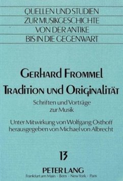 Tradition und Originalität - Osthoff, Wolfgang