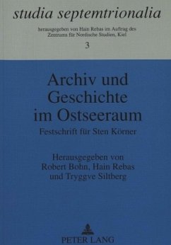 Cover Archiv und Geschichte im Ostseeraum