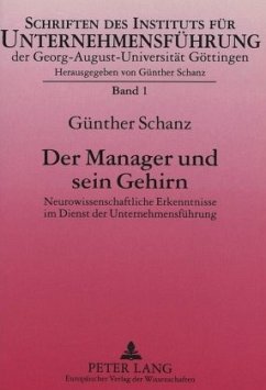 Der Manager und sein Gehirn - Schanz, Günther