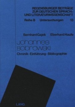 Johannes Bobrowski - Gajek, Bernhard;Haufe, Eberhard
