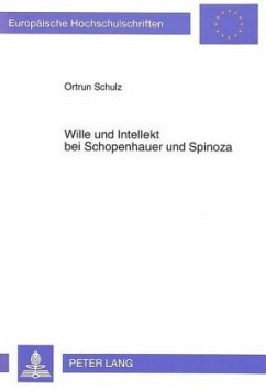 Cover Wille und Intellekt bei Schopenhauer und Spinoza