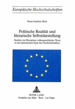 Politische Realität und literarische Selbstdarstellung - Behr, Hans-Joachim
