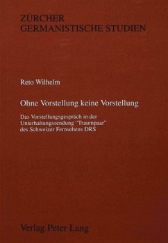 Ohne Vorstellung keine Vorstellung - Wilhelm, Reto