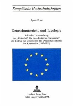 Deutschunterricht und Ideologie - Ernst, Synes