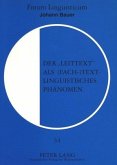 Der "Leittext" als (fach-)textlinguistisches Phänomen