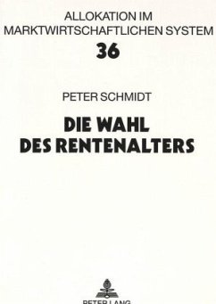 Cover Die Wahl des Rentenalters