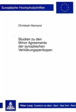 Studien zu den Minor Agreements der synoptischen Verklärungsperikopen - Niemand, Christoph
