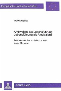 Cover Ambivalenz als Lebensführung- Lebensführung als Ambivalenz