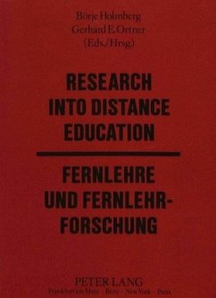Cover Research into Distance Education / Fernlehre und Fernlehrforschung