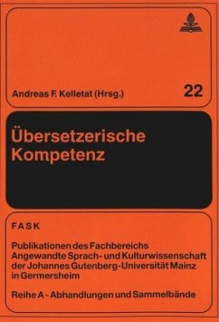 Cover Übersetzerische Kompetenz