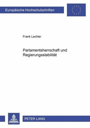 Parlamentsherrschaft und Regierungsstabilität
