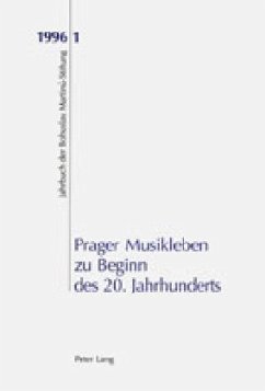 Cover Prager Musikleben zu Beginn des 20. Jahrhunderts