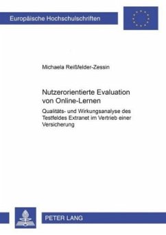 Cover Nutzerorientierte Evaluation von Online-Lernen