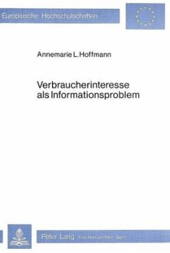 Cover Verbraucherinteresse als Informationsproblem