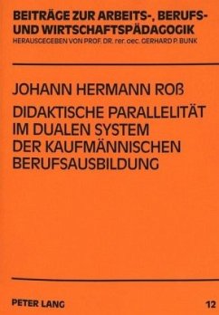 Cover Didaktische Parallelität im dualen System der kaufmännischen Berufsausbildung