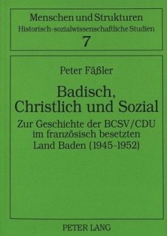 Badisch, Christlich und Sozial - Fässler, Peter